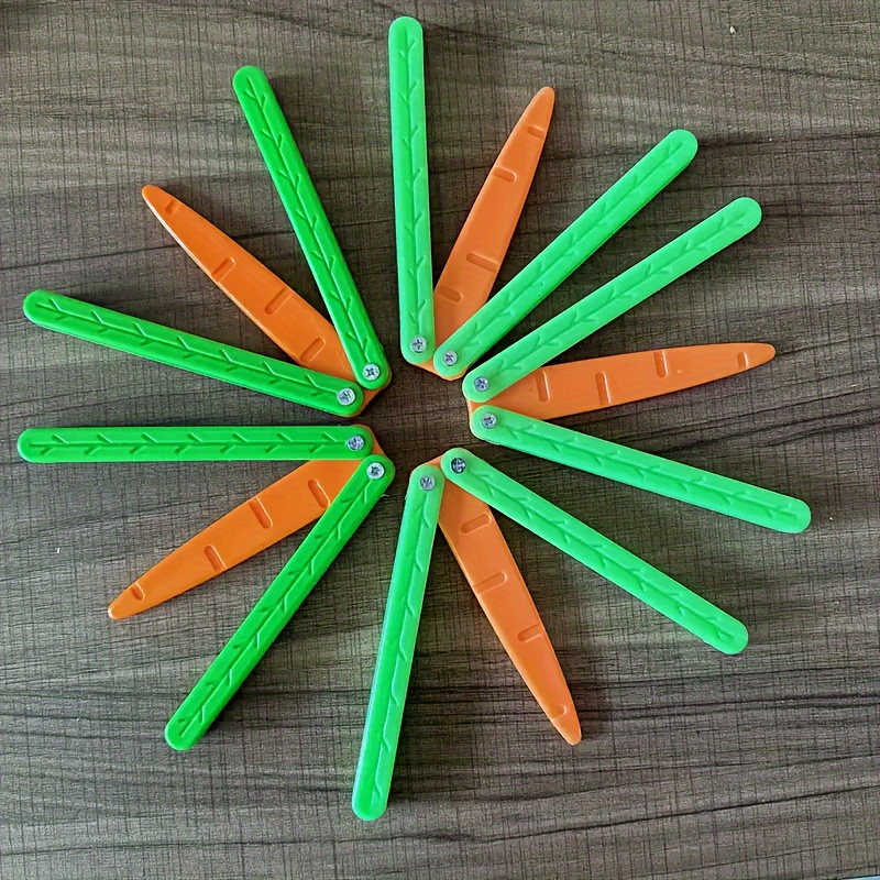 3D Burning Fire Butterfly Carrot Decompression Toy