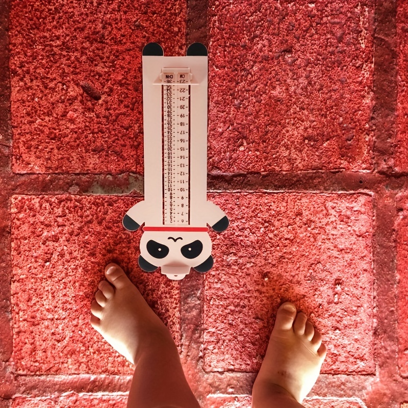 Baby Panda Shoe Feet Measuring Ruler