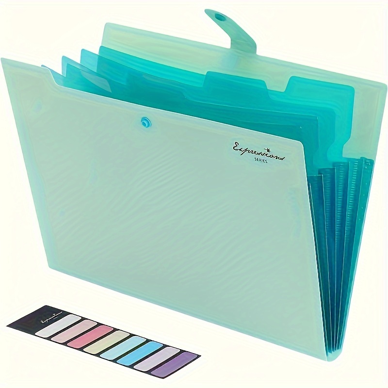 Expanding File Folder With Labels For School