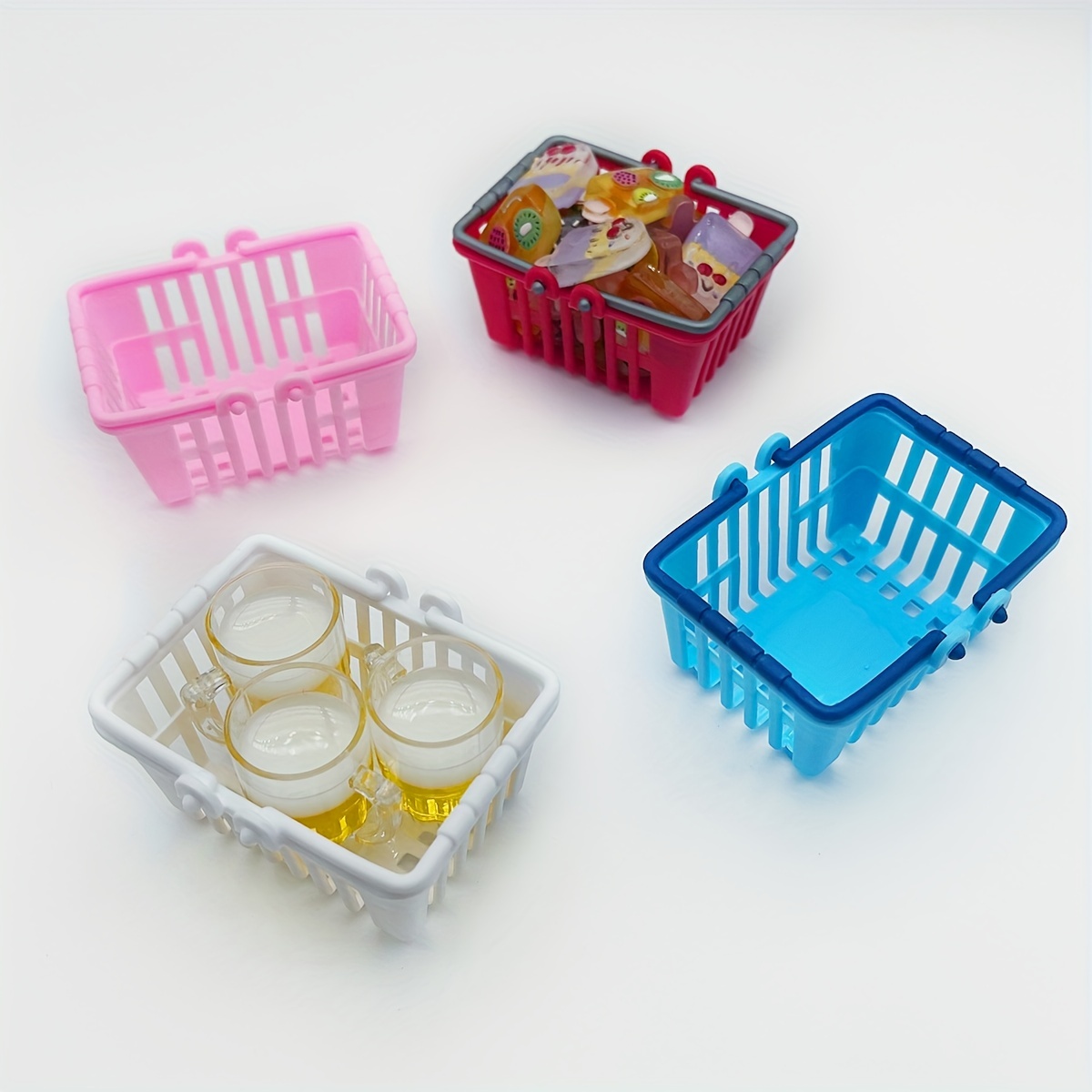 Miniature Shopping Basket Mini Baskets - Temu