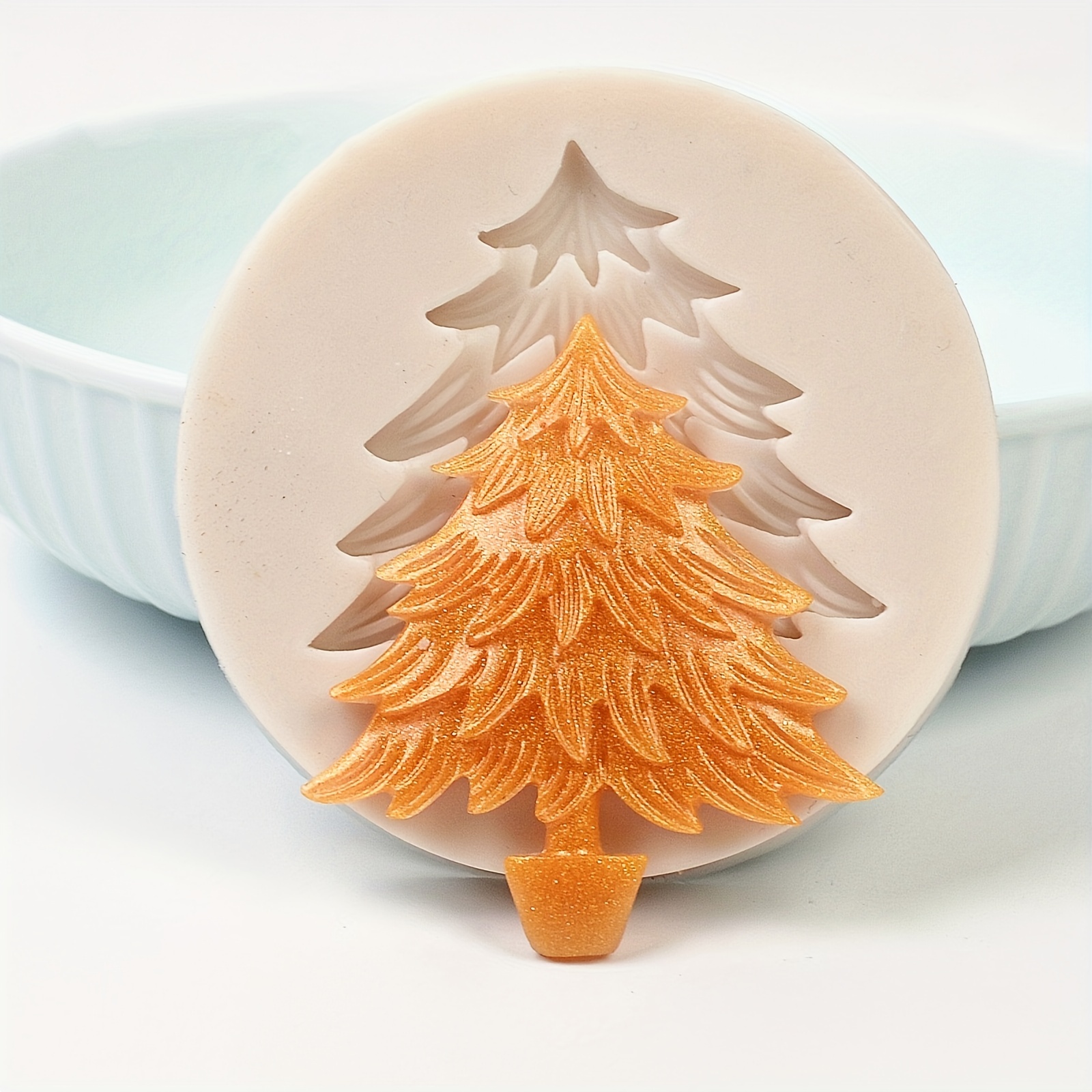 Christmas Tree Silicone Mold Cake Pan Reusable Christmas Baking Molds