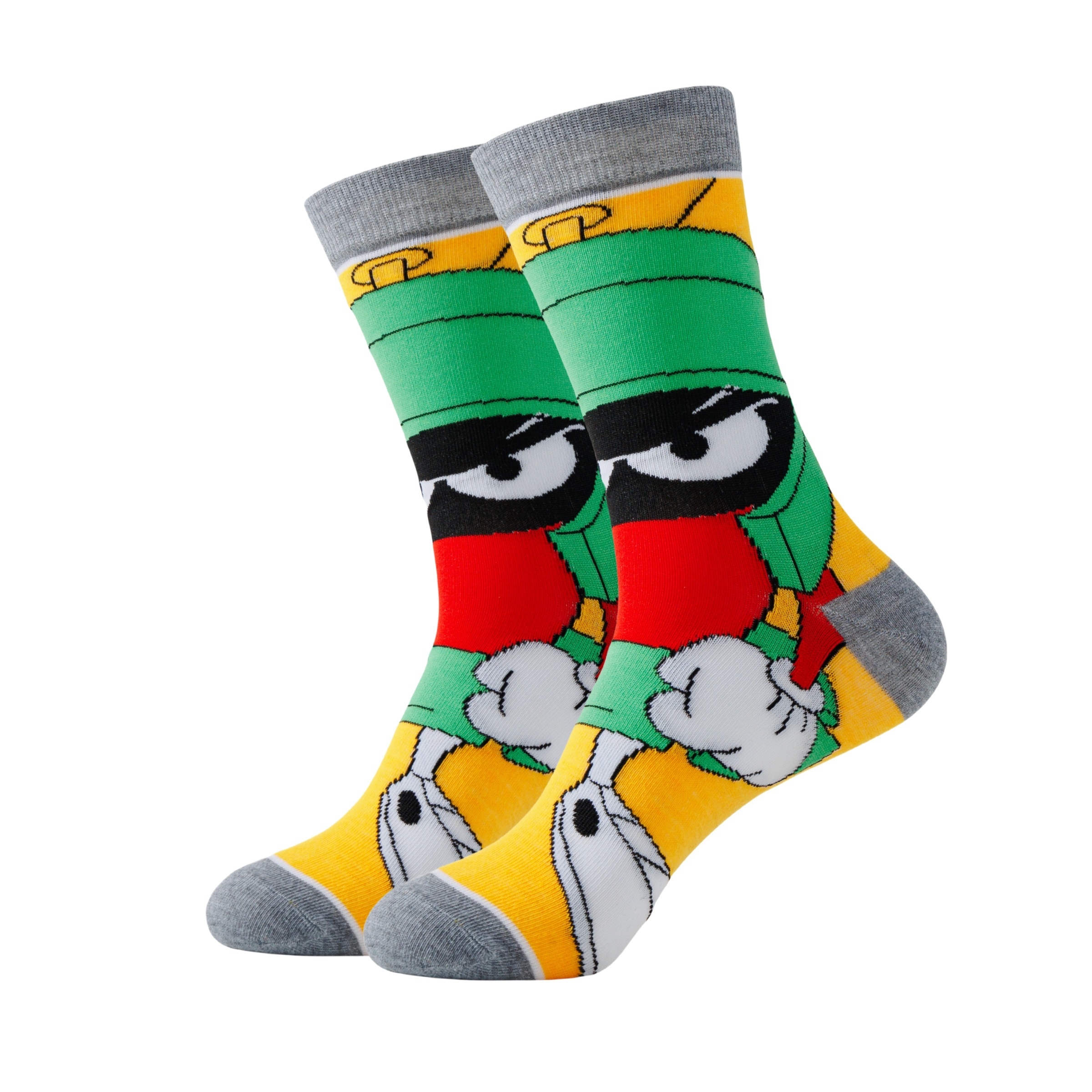Calcetines de algodón suave de novedad de dibujos animados con patrón de  coloridos para hombre 2 jinwen calcetines estampados