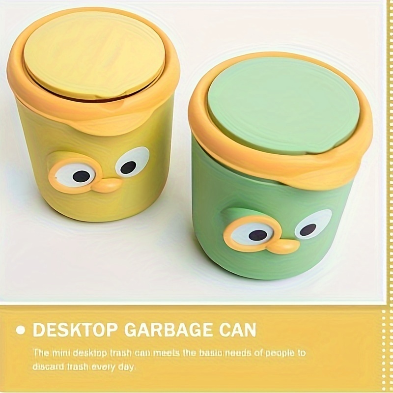 Elkuaie Mülleimer Mini süße Mülleimer, Desktop-Mülleimer, verwendet für  Familie