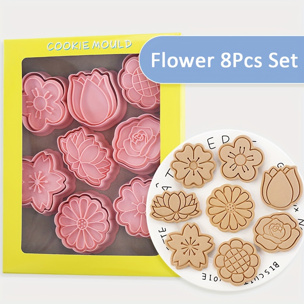  2 Sets Plastic Cookie Cutters Cookie Stamp Biscuit Cutter Tool  Easter Pastry Stamps Baking Press Tool Easter Baking Molds Chocolate  Biscuit Cookie Making Tool Eggs Printing: Home & Kitchen