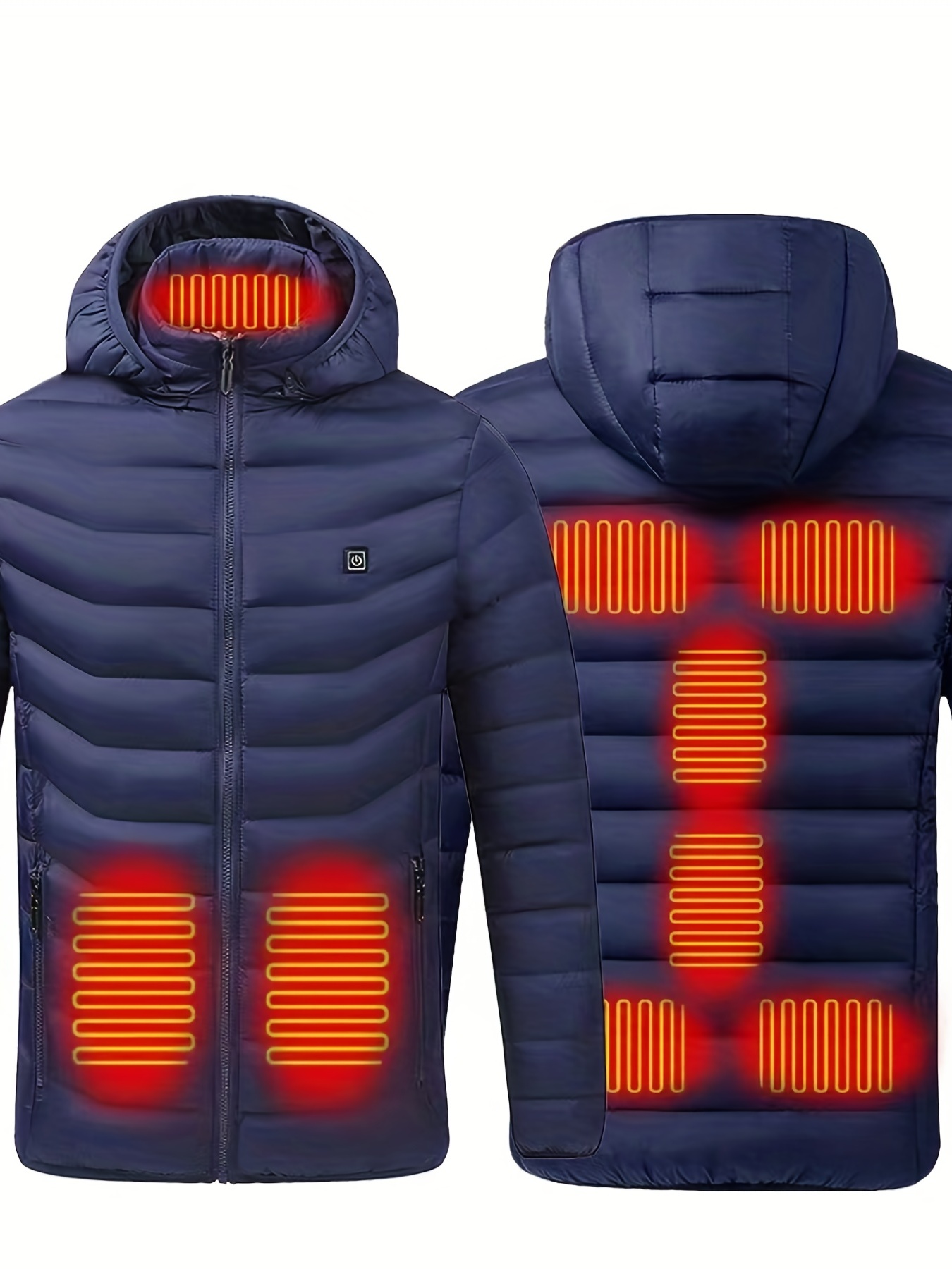 Chaleco Calefactor Casual Para Hombre Chaqueta Ligera Y - Temu Mexico