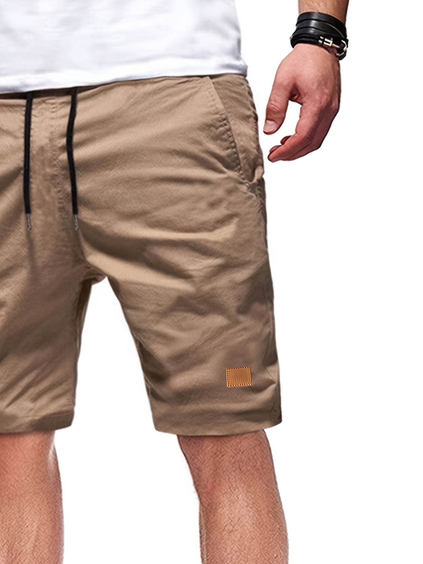 Cut off hot sale khaki shorts