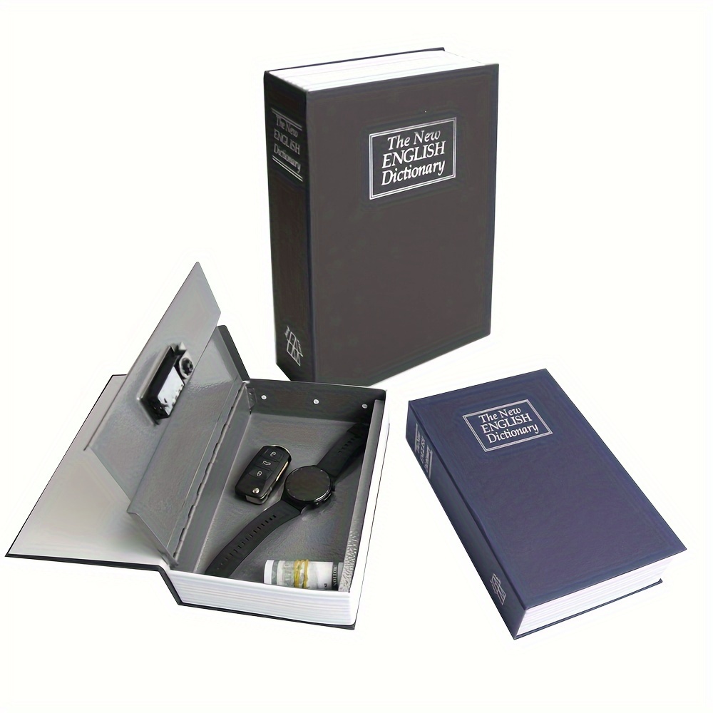 Livre coffre-fort boîte de rangement dictionnaire Money Coines Box