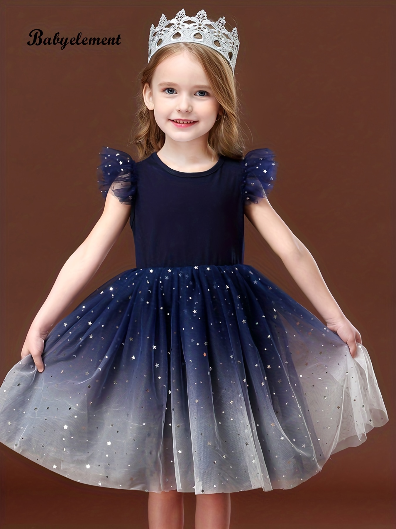 Girls Dress 2023 New Fashion Kids Solid Short Sleeve Princess Midi Dresses  For Girls 4 6 8 10 12 13 14 Year Teen Vestid