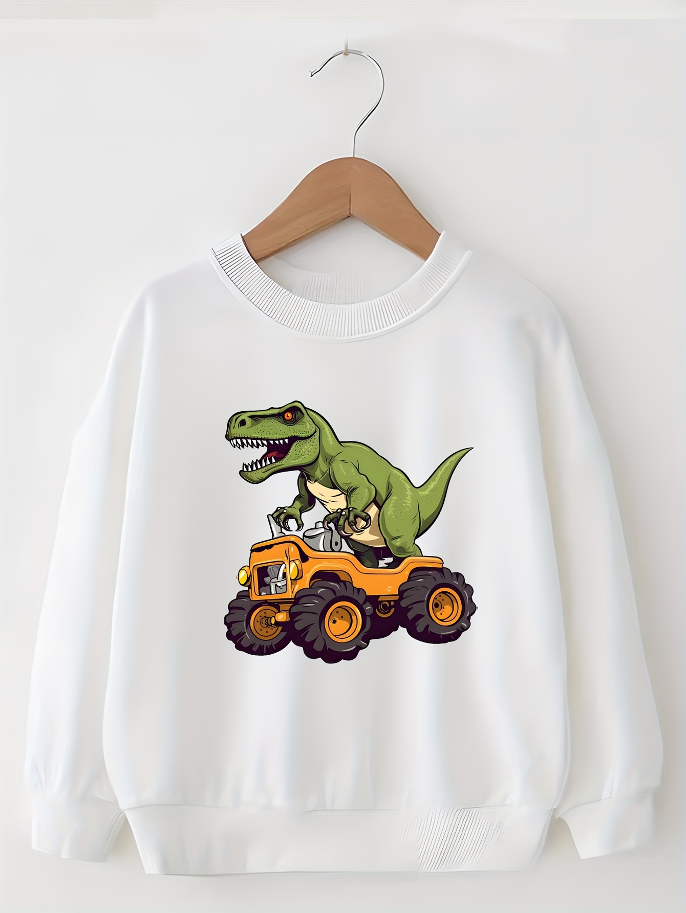 さらに100円引き◆LMC◆OVERDYED DINO SWEATSHIRT Miksi - Dino World - Light blue organic dinosaur sweatshirt