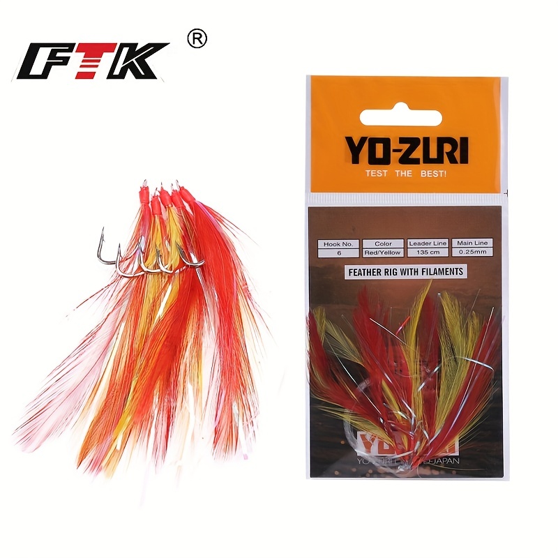 Ftk Fishing Flash Bait Rigs High Carbon String Hooks Fishing - Temu