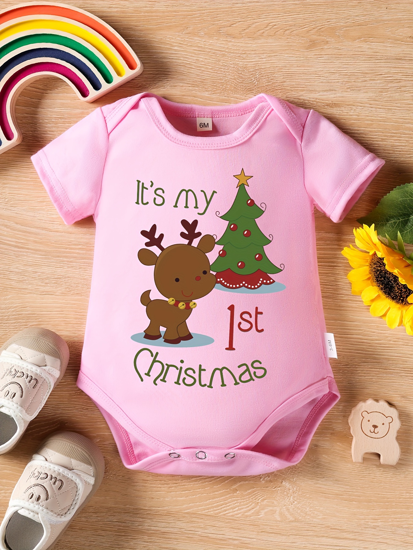 Baby's first best sale christmas onesie