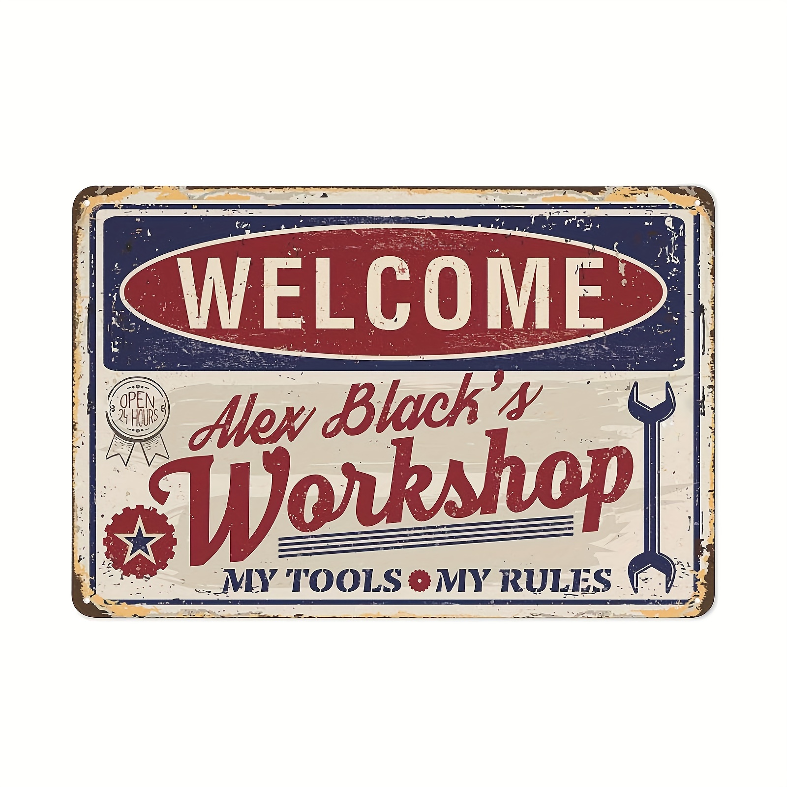 Garage Sign Man Cave Tool Shed Decor Gifts For Men Dad - Temu