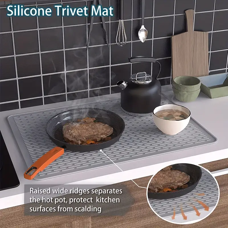Large Silicone Stovetop Mat Countertop Protective Mat Multi - Temu