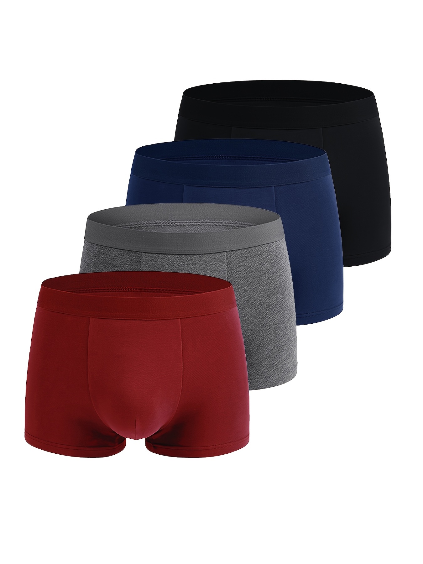 Mens Cotton Boxer Briefs Breathable Comfortable Soft Quick Drying Underwear  - Men's Underwear & Sleepwear - Temu Germany