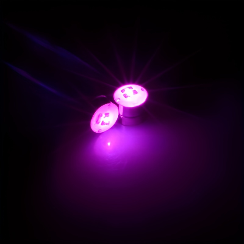 2PCS LED Magnet Earrings Party Colorful Earrings, No Ear Holes