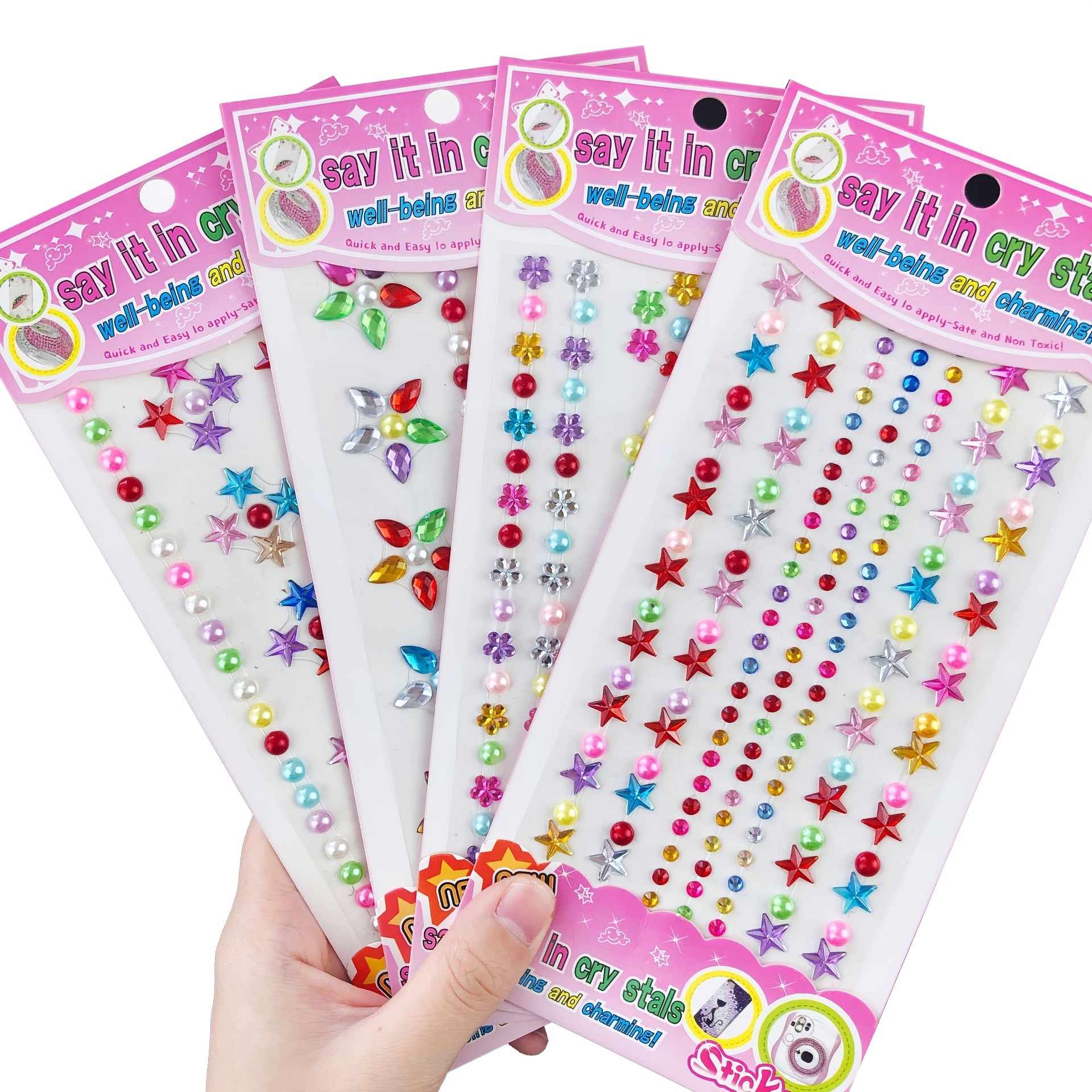 Diamond Stickers Kids  Acrylic Stickers - 3d Adhesive Stickers Diy  Decoration Kids - Aliexpress