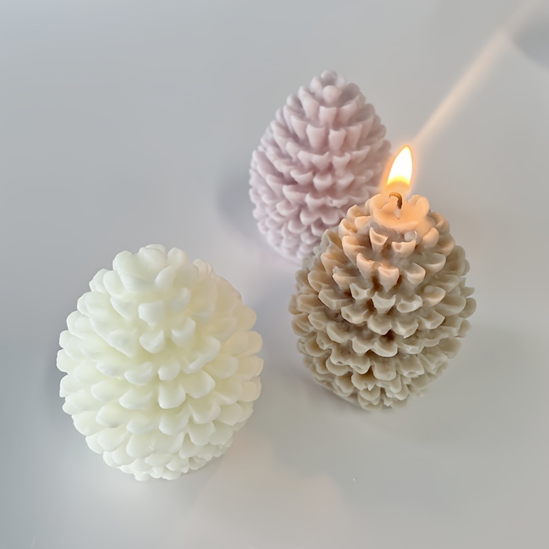 Mini Christmas Tree Candle Silicone Mold With Metal Tealight Cups