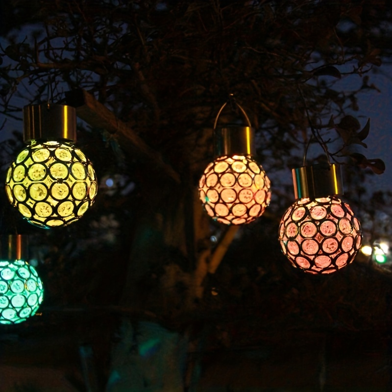 Small solar deals hanging lights