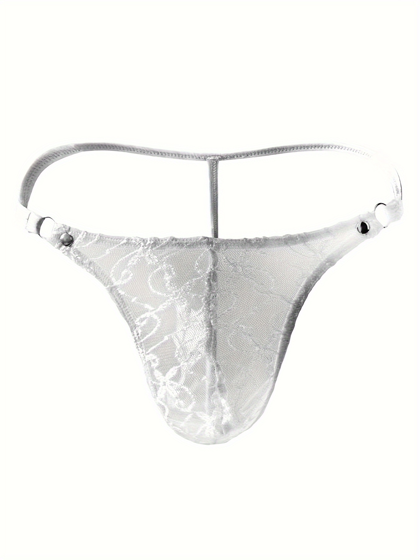 Briefs T-back G-string V-string Thong Underwear See-through Pouch Mesh Low  Waist