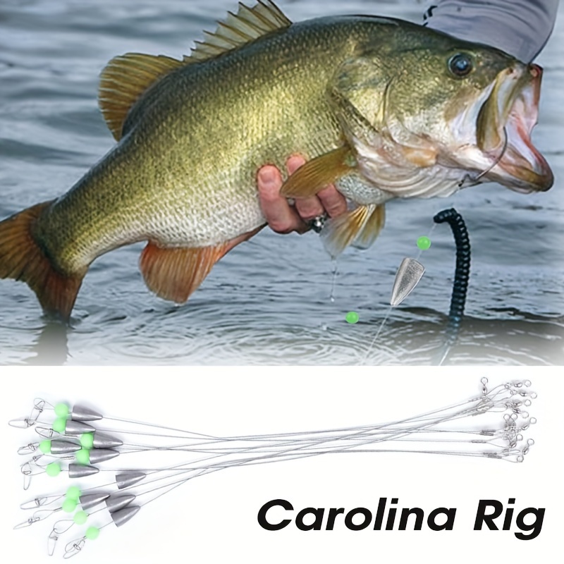Steel Fishing Fishing Weight Pre Rigged Carolina - Temu