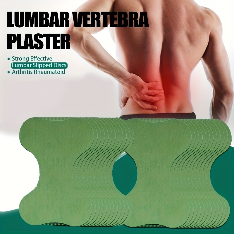 

10pcs Lumbar Back Patch, Self-heating Wormwood Lumbar Spine Care Patch, Cervical And Lumbar Spine Patch
