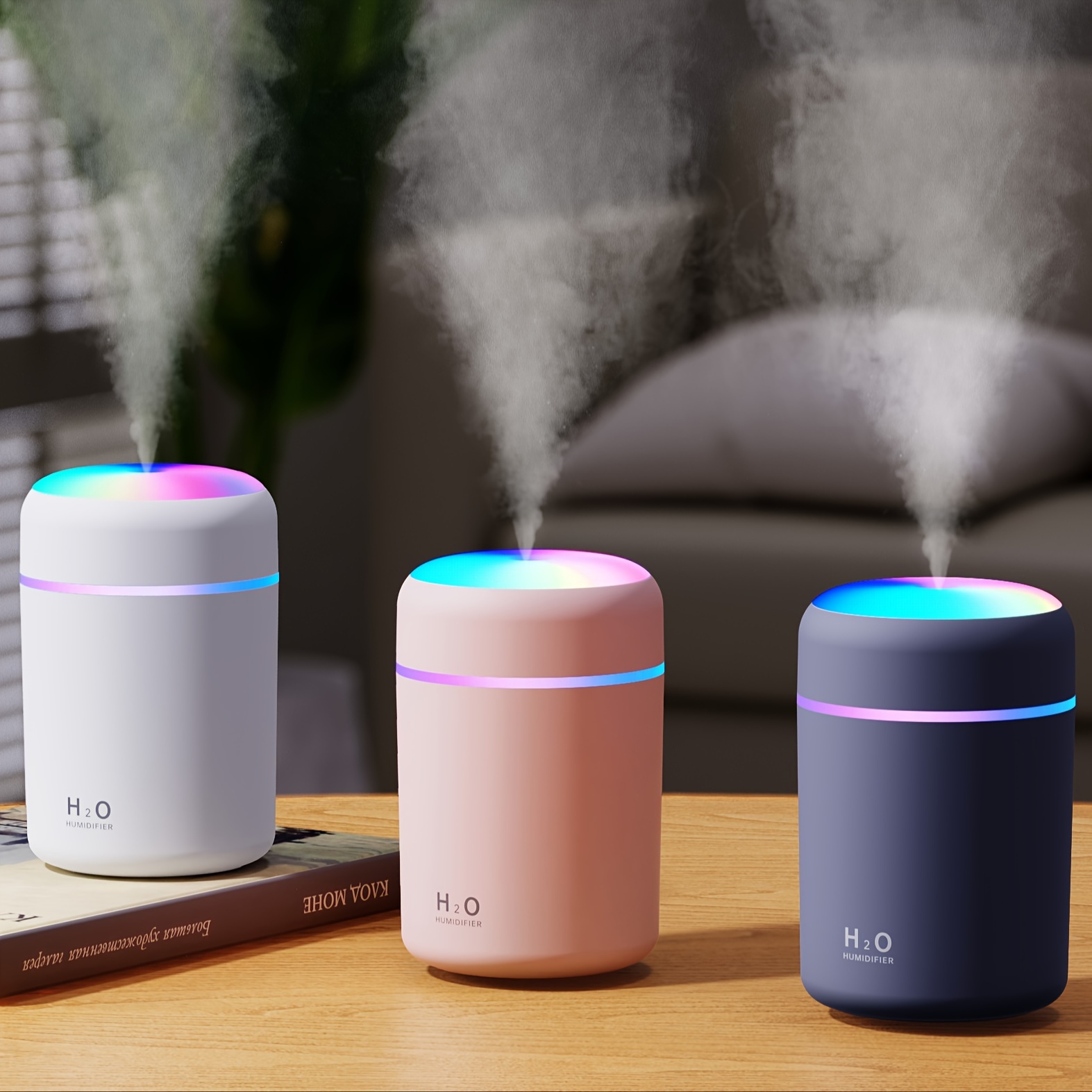 Essential Oil Diffusers with Remote, 400ml Diffusers for Essential Oils  Large Room, Aroma Diffuser with 4 Timer, 15 Color Lights, Auto-Off Defusers