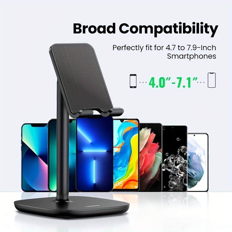 UGREEN Cell Phone Stand Desk Height Adjustable Phone Holder Dock For IPhone  13 Pro Max 12 11 SE XS XR 8 7 6 Plus, Galaxy S22 S21