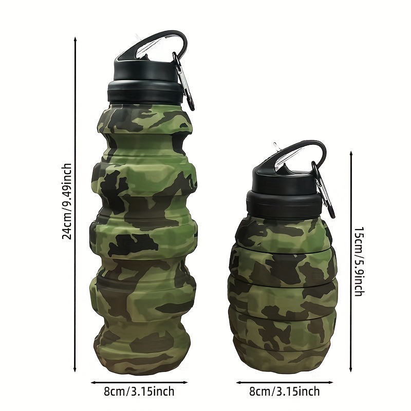 camouflage plastic sports water cup outdoor