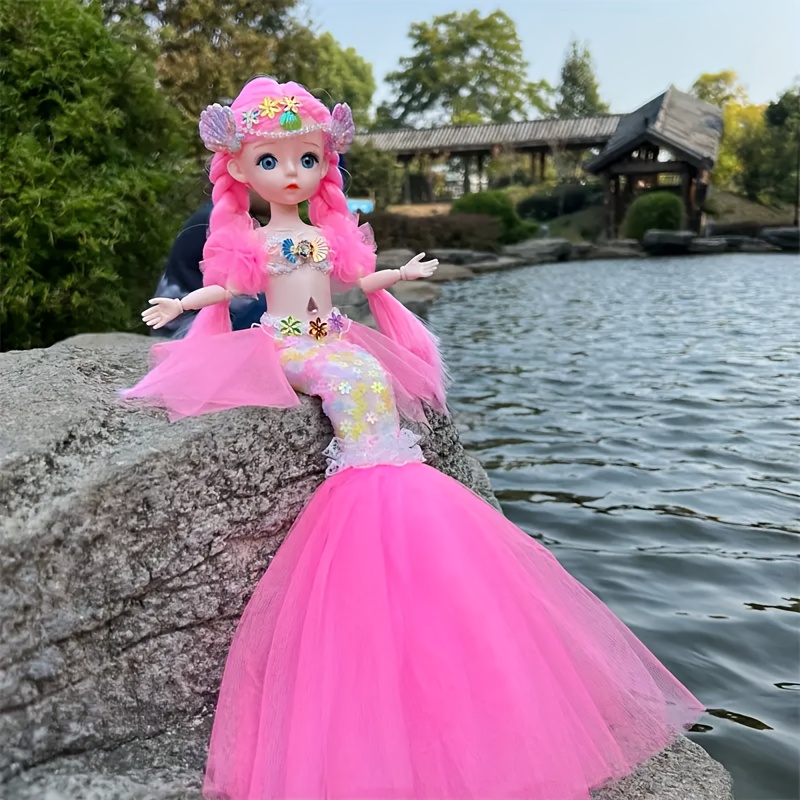 Mermaid Doll Girl beautiful Princess Girl Birthday Gift Toy - Temu