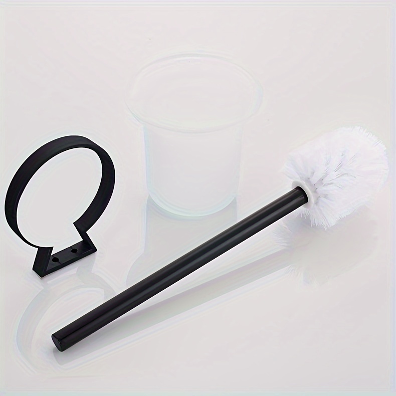 Toilet Brush And Holder Set Upgraded Design Rounded Grip - Temu