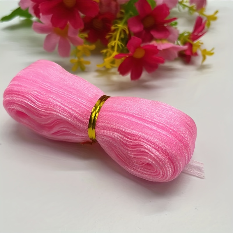 10 Yard Transparent Decorative Snow Yarn Ribbon Satin Ribbon - Temu