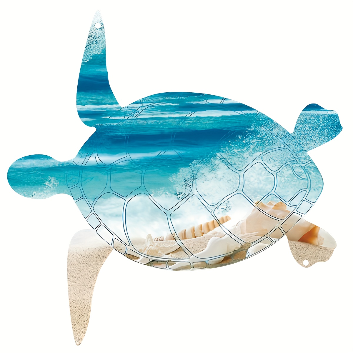 Metal Sea Turtle Ornament Beach Theme Decor Wall Art - Temu