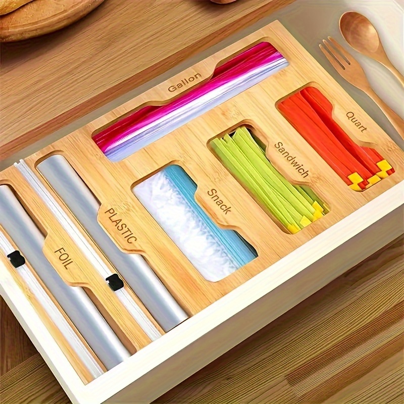 Wrap deals organizer kitchen