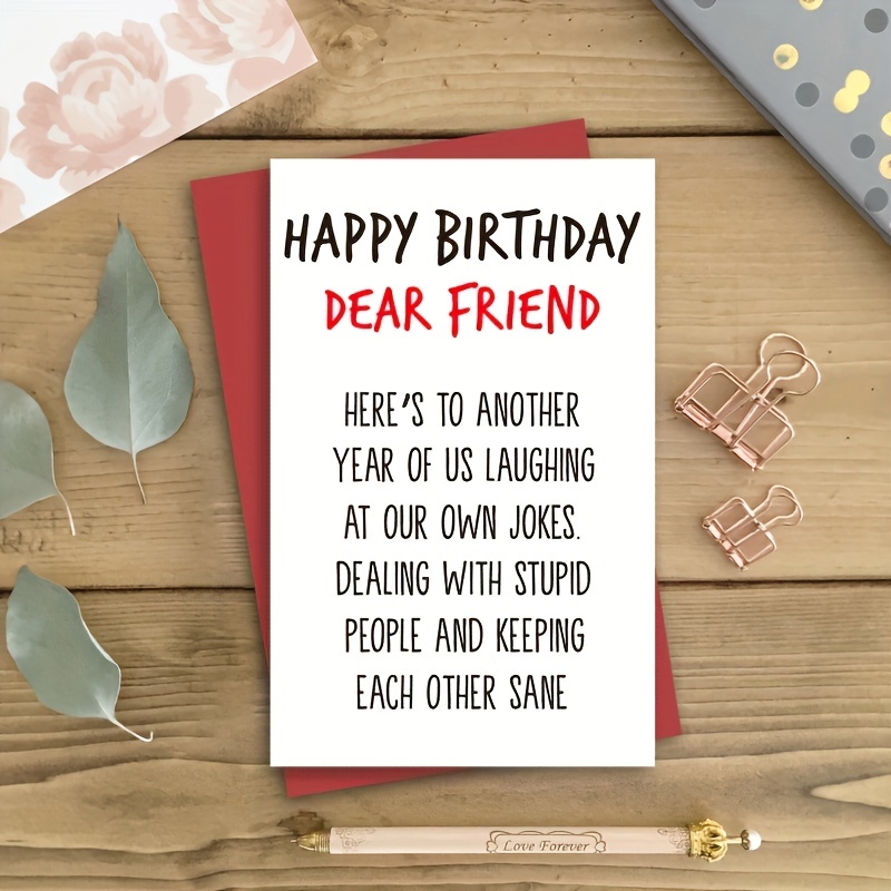 happy birthday card for best friend forever