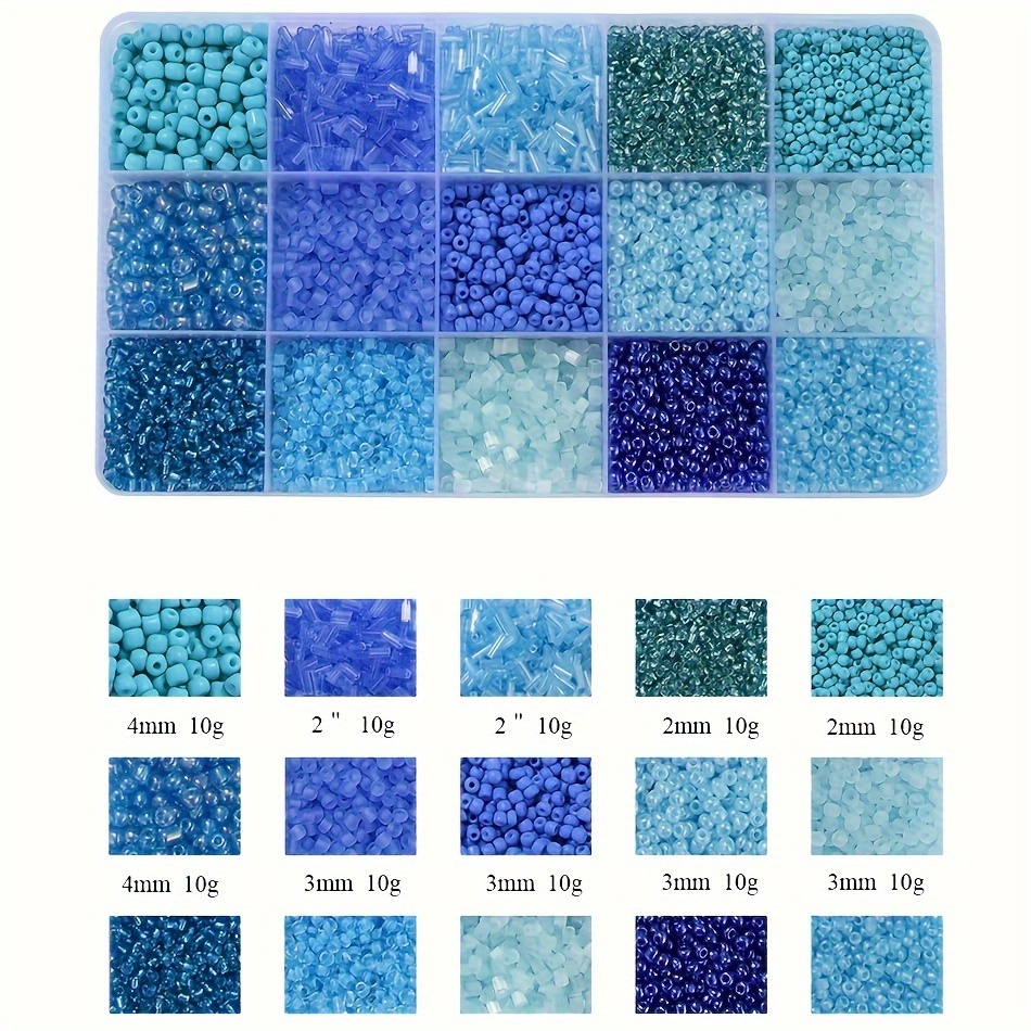 24/48colors Glass Seed Beads Kit For Jewelry Making Colorful - Temu