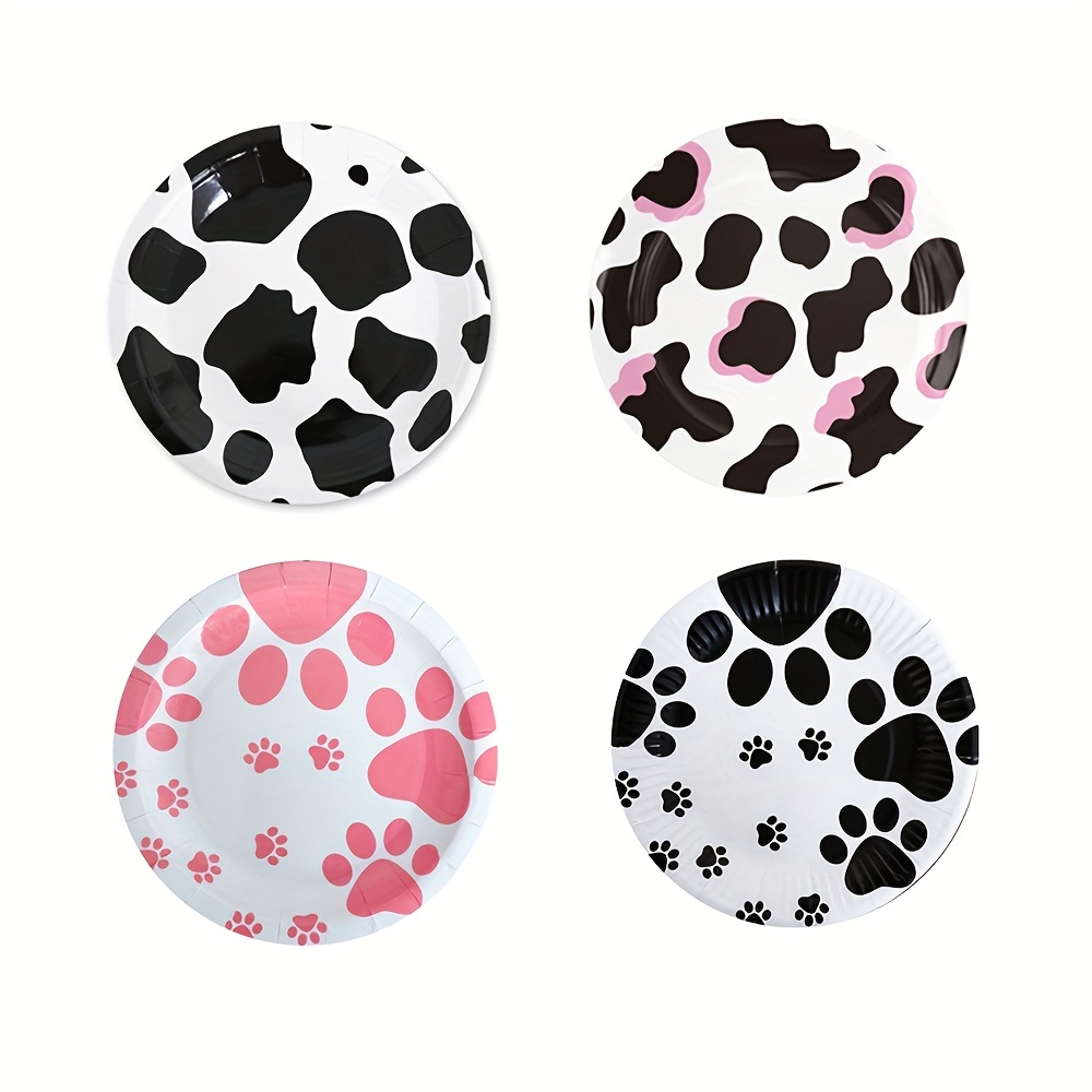 Dog themed paper sales plates