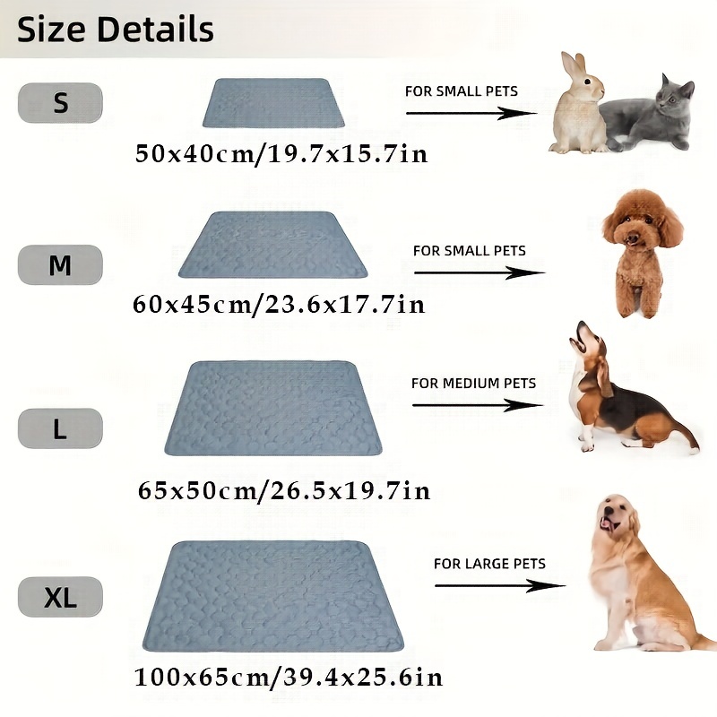 Washable Dog Pee Pad Absorbent Non Slip Pet Mat For Dogs,cats Re-usable Dog  Pee Pad - Temu