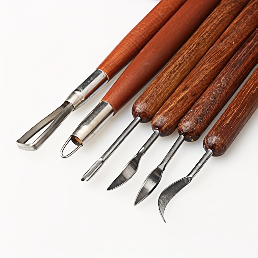 6 Pcs Clay Sculpting Tools Set Pottery Clay Modelling Carving Tool