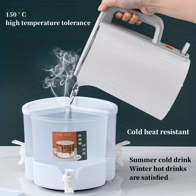 Refrigerator Cold Kettle With Faucet - Drink Dispenser For Fridge - Plastic  Water Jug, Teapot, Lemonade Bucket - Keep Your Drinks Cold And Conveniently  Accessible - Temu