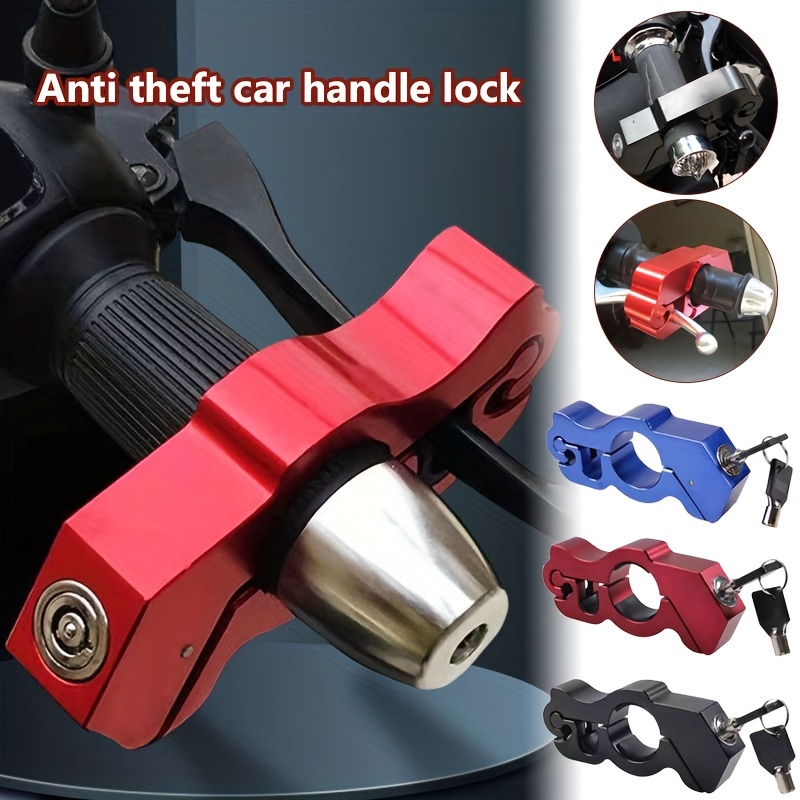 

Anti-theft Handlebar Throttle Lock, Aluminum Alloy Electric Car Motorcycle Bicycle Bottle Car Portable Handlebar Brake Lock