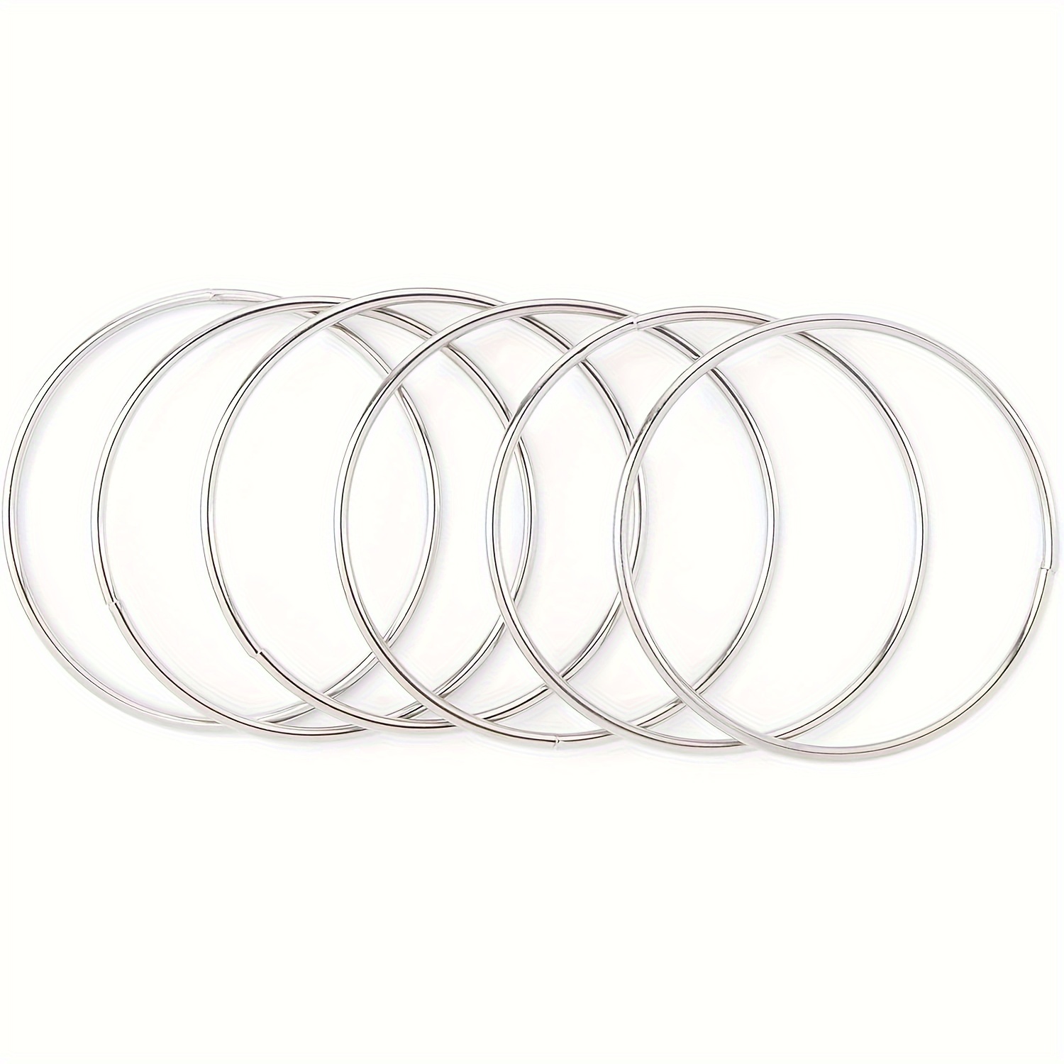 Metal Rings for Crafts 1 inch Small Metal Ring 1 inch 30Pcs Stainless Steel  Welded 4mm Thick Heavy Duty Metal O Ring Macrame Rings for DIY Hardware