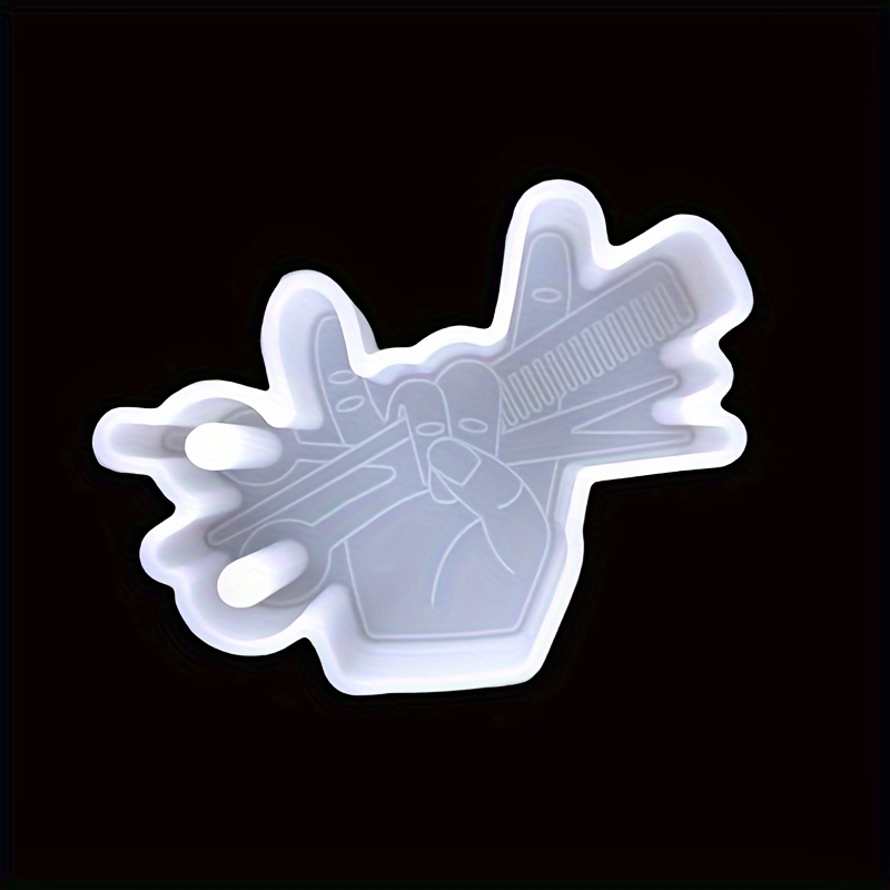 Rock Hairstyle Hand Shape Car Freshie Silicone Mold For - Temu