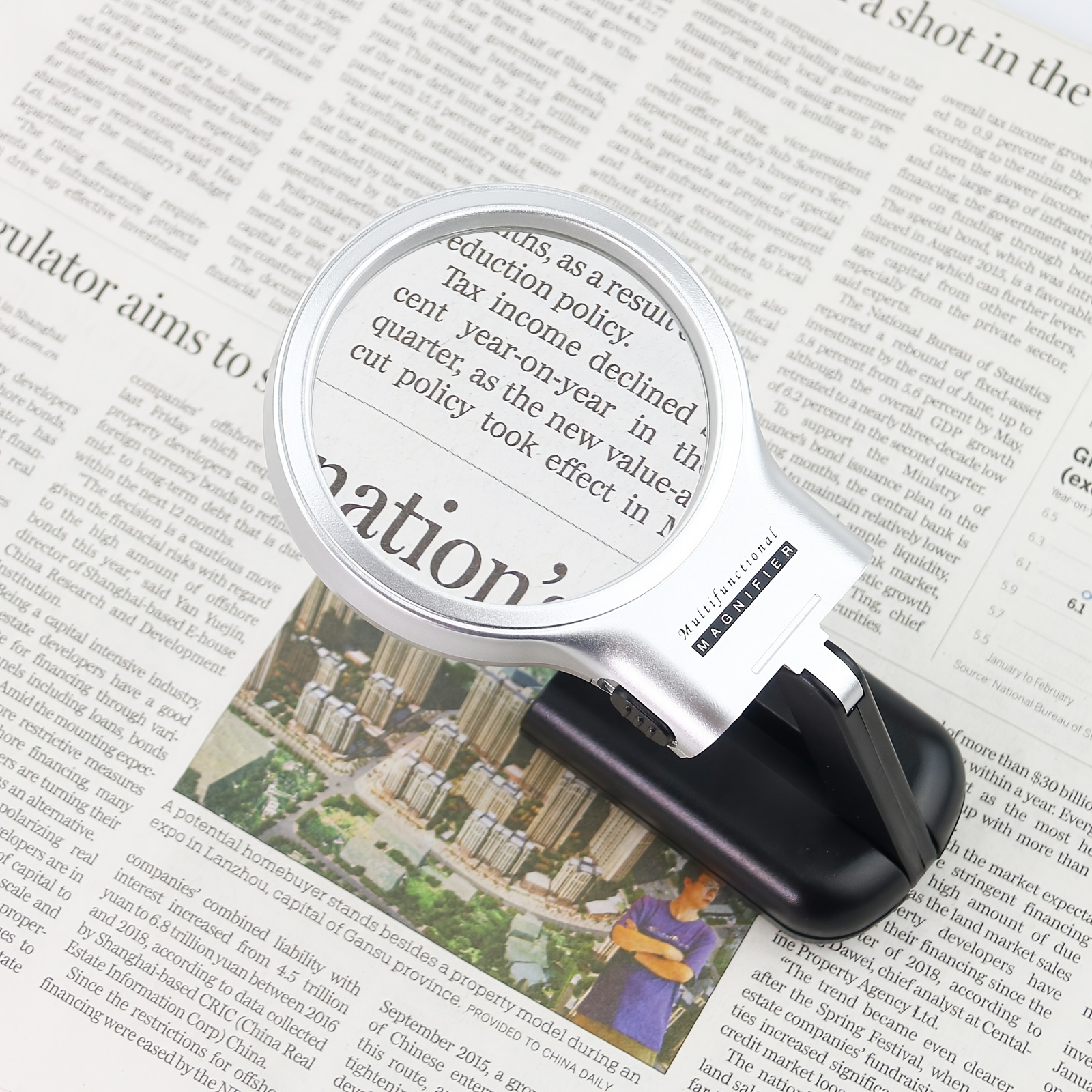 magnifying glass with led light For Flawless Viewing And Reading 