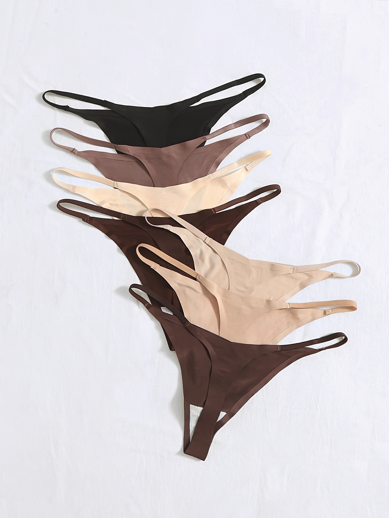 Women's Comfortable Breathable Thin Thong Panties Seamless - Temu