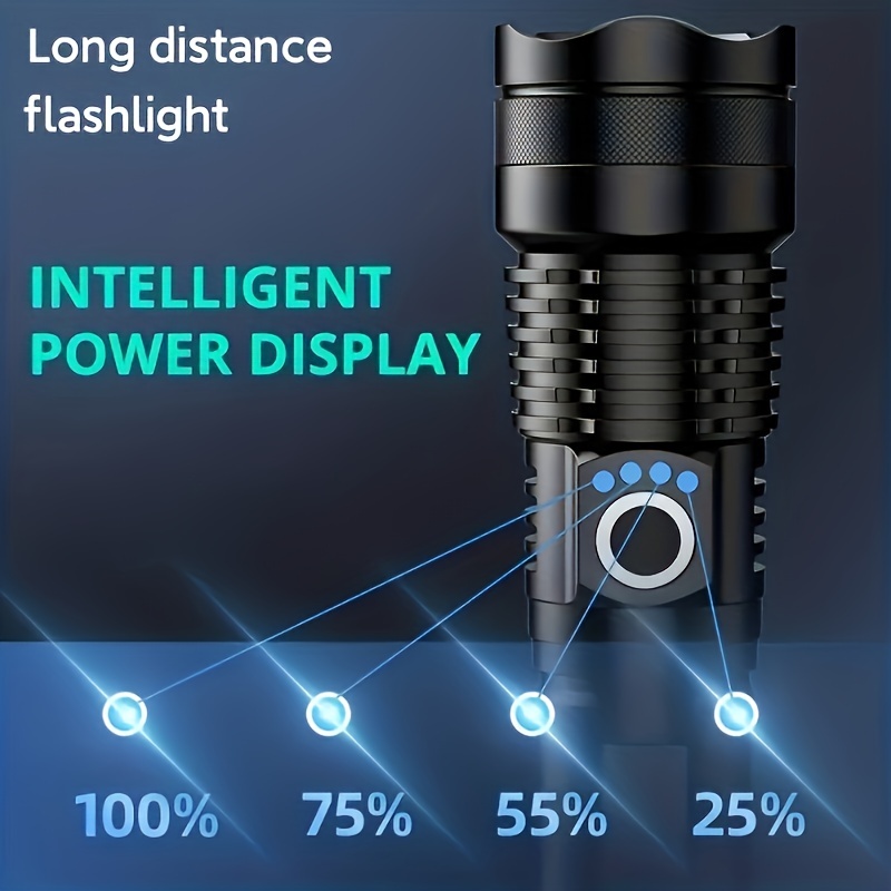 Linterna LED XHP502 De Alta Potencia Para Caza, Luz De Flash Táctica Militar  L2, Resistente Al Agua, 18650, Linterna USB De 500M, Autodefensa 229867629  De 19,4 €