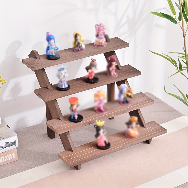  101Pcs 4 Tiers Wood Earring Display Stands for Selling