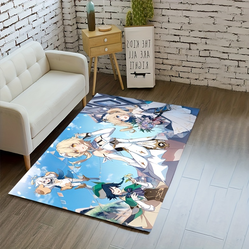 Naruto Teppich Cartoon Teppiche Anime Teppich Wohnzimmer Teetisch Matten  Schlafzimmer Teppich Waschbare Fußmatten Haushaltsbereich Matte Geschenk –  zu
