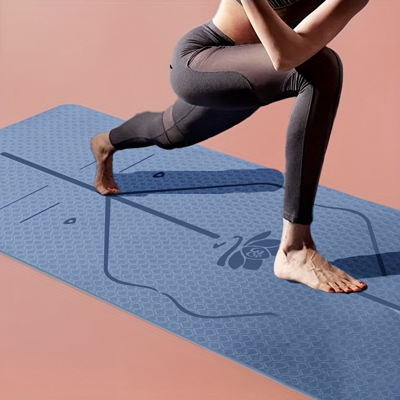 Custom tpe non-toxic non-slip durable yoga mat durable/latex-free non-skid  exercise fitness mat, Yoga Mat, Yoga Fitness, Zhenjiang Deep Fitness  Co.,Ltd.