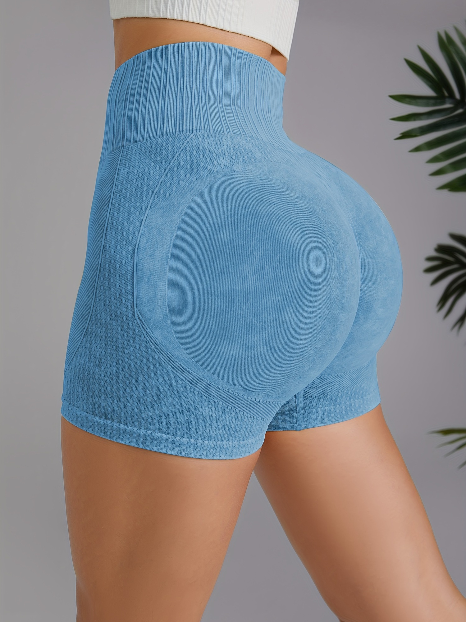 Comfy Butt Lifting Adjustable Shorts, Breathable Stretchy Solid