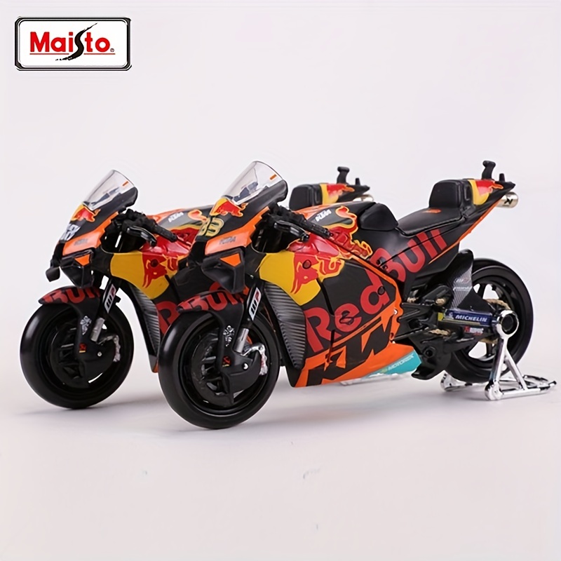 Mais Yamaha Factory Racing Team Motocicleta Modelo, Morrer Moto GP Corrida,  Fundição Liga, Coleção Presente Brinquedo, 1:18, Novo, 2022, #21, #20